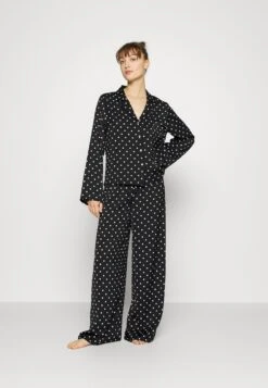 Anna Field Pyjama - Black/Off-White -Anna Field f138023576a94d67ba6afe23bdfb6bf2