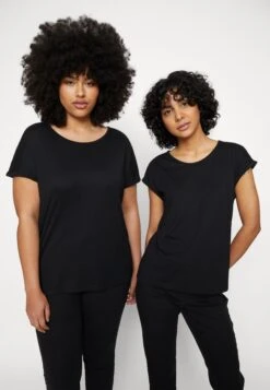 Anna Field 3 Pack - T-Shirt Imprimé - Light Blue/White/Black 15 Anna Field 3 Pack - T-Shirt Imprimé - Light Blue/White/Black -Anna Field f185128aca494e538534d6df47b6d52e