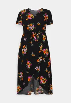 Wrap Dress High Low Hem - Robe De Jour - Black -Anna Field f33b7617d508425a85a3aa9c2ad78af8