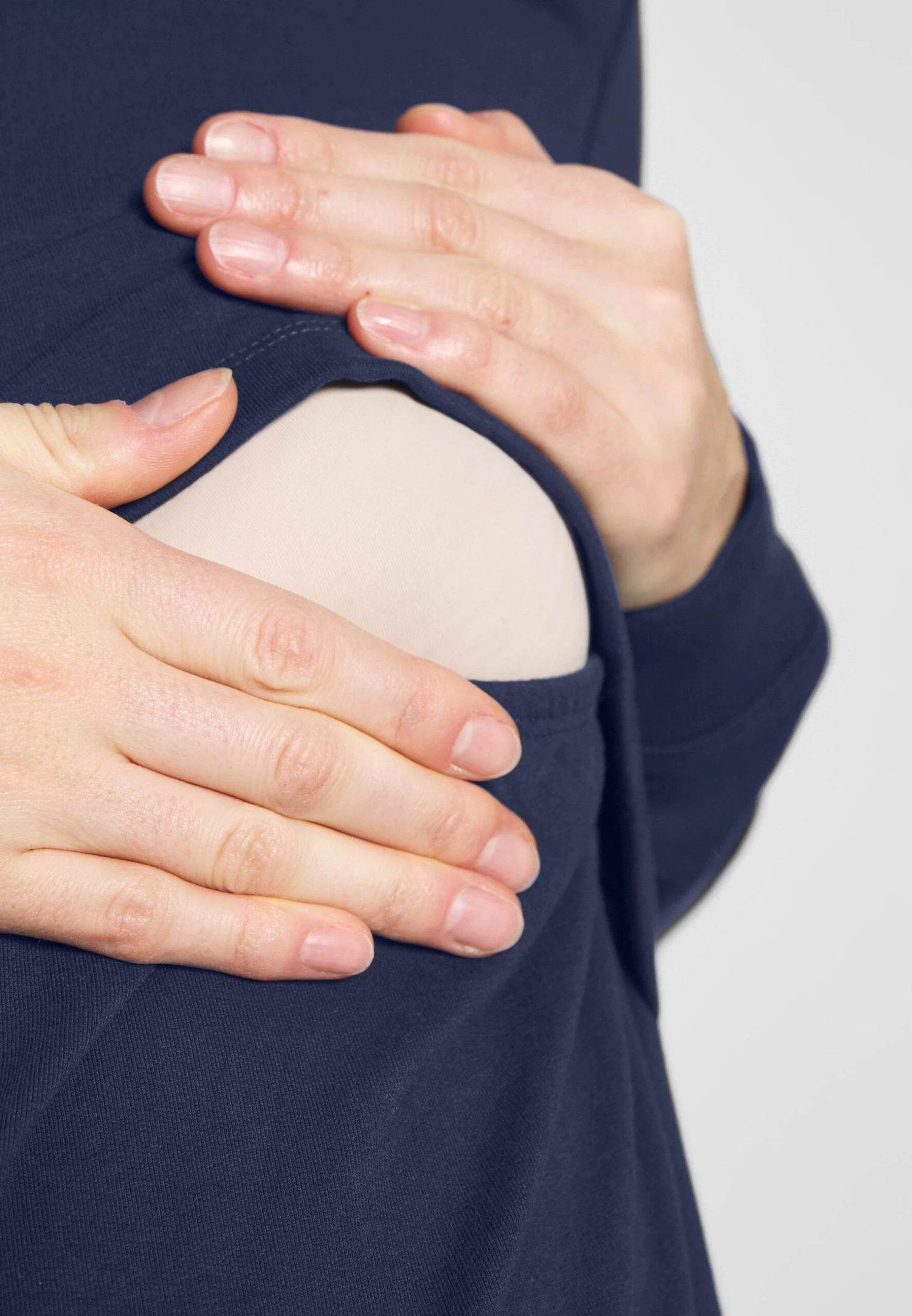 Nursing - Sweatshirt - Sweat À Capuche - Peacoat 8 Nursing - Sweatshirt - Sweat À Capuche - Peacoat – Image 6