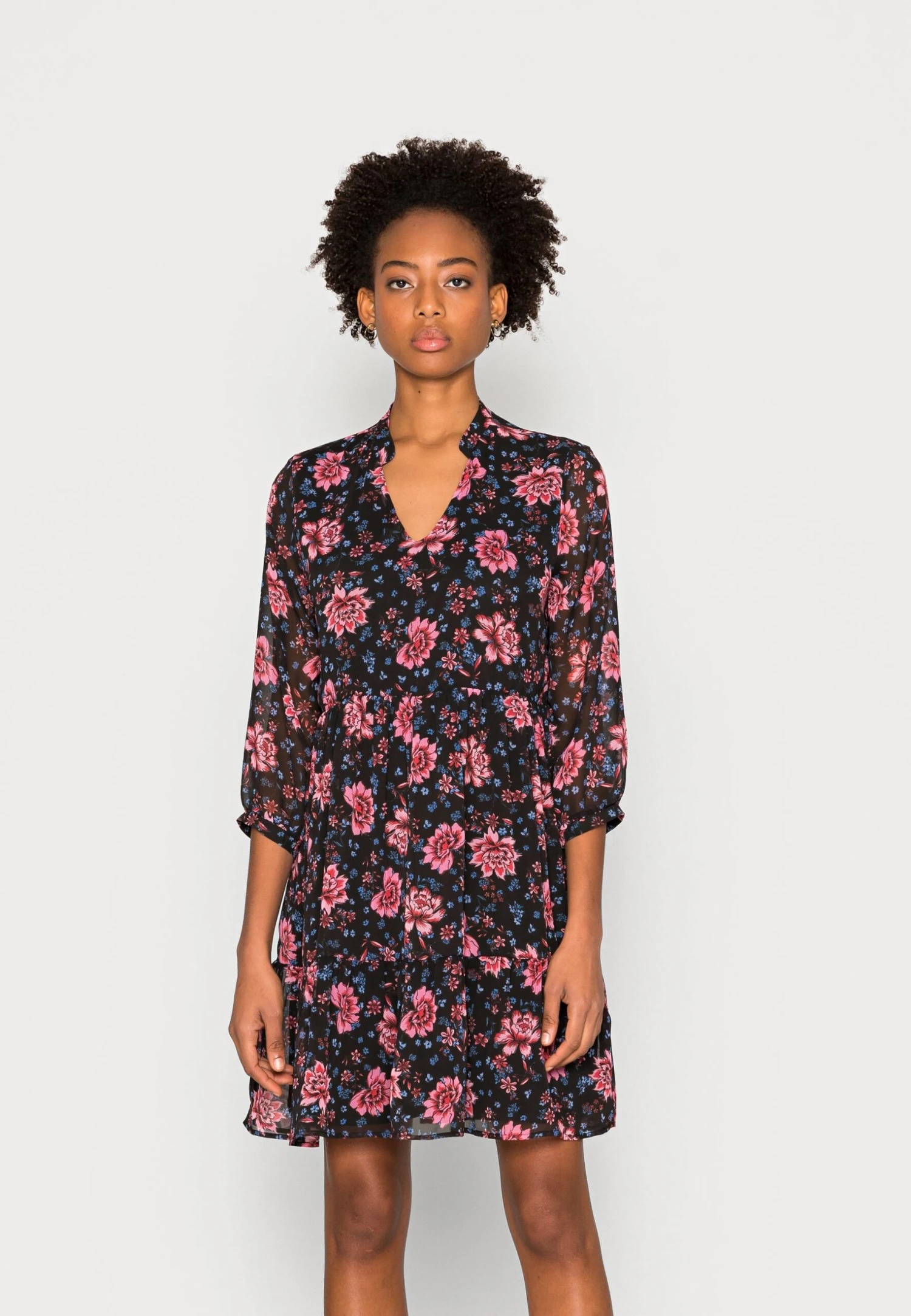 Anna Field Robe De Jour - Blue/Red 3 Anna Field Robe De Jour - Blue/Red