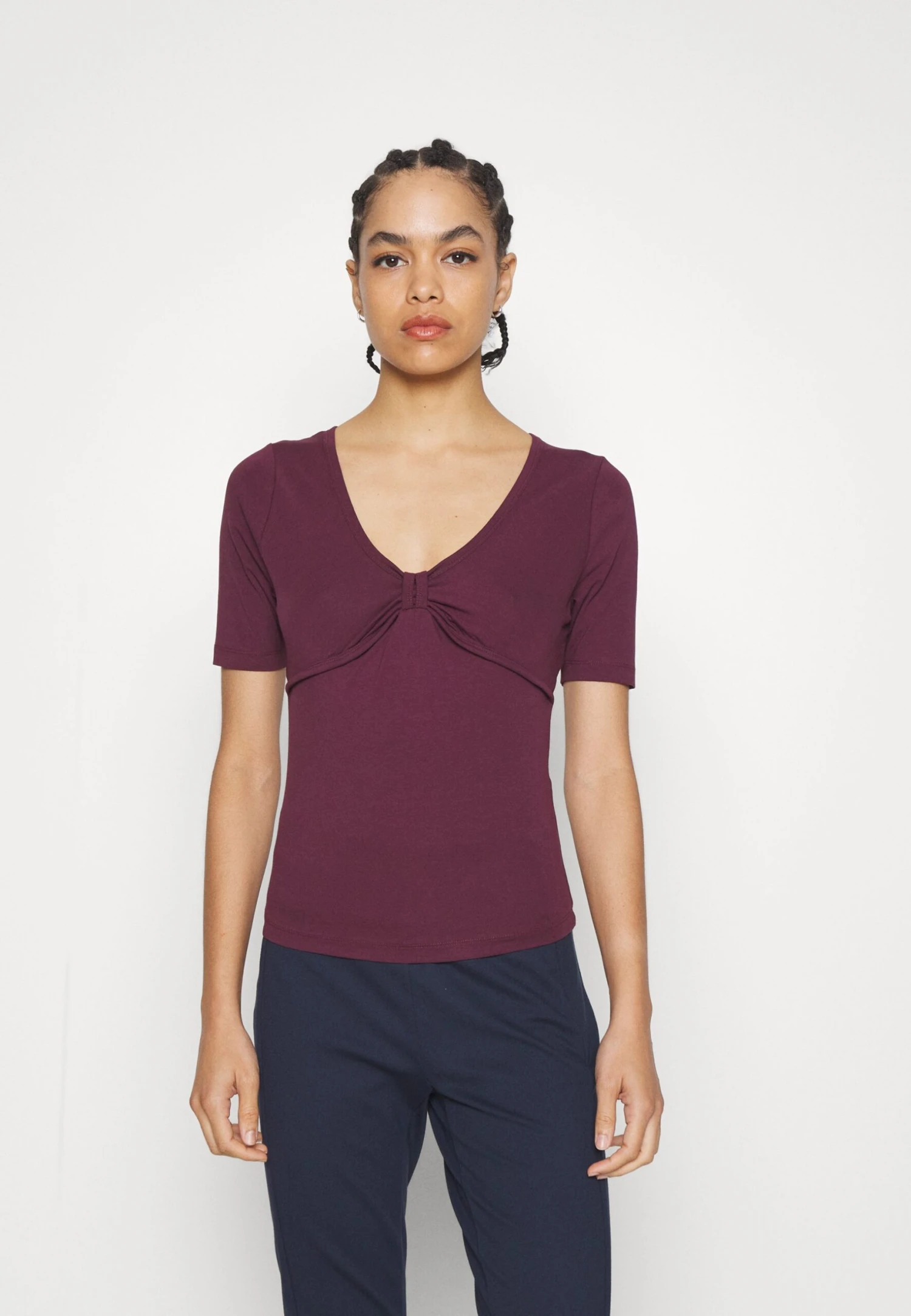 Anna Field T-Shirt Basique - Dark Red 5 Anna Field T-Shirt Basique - Dark Red – Image 3