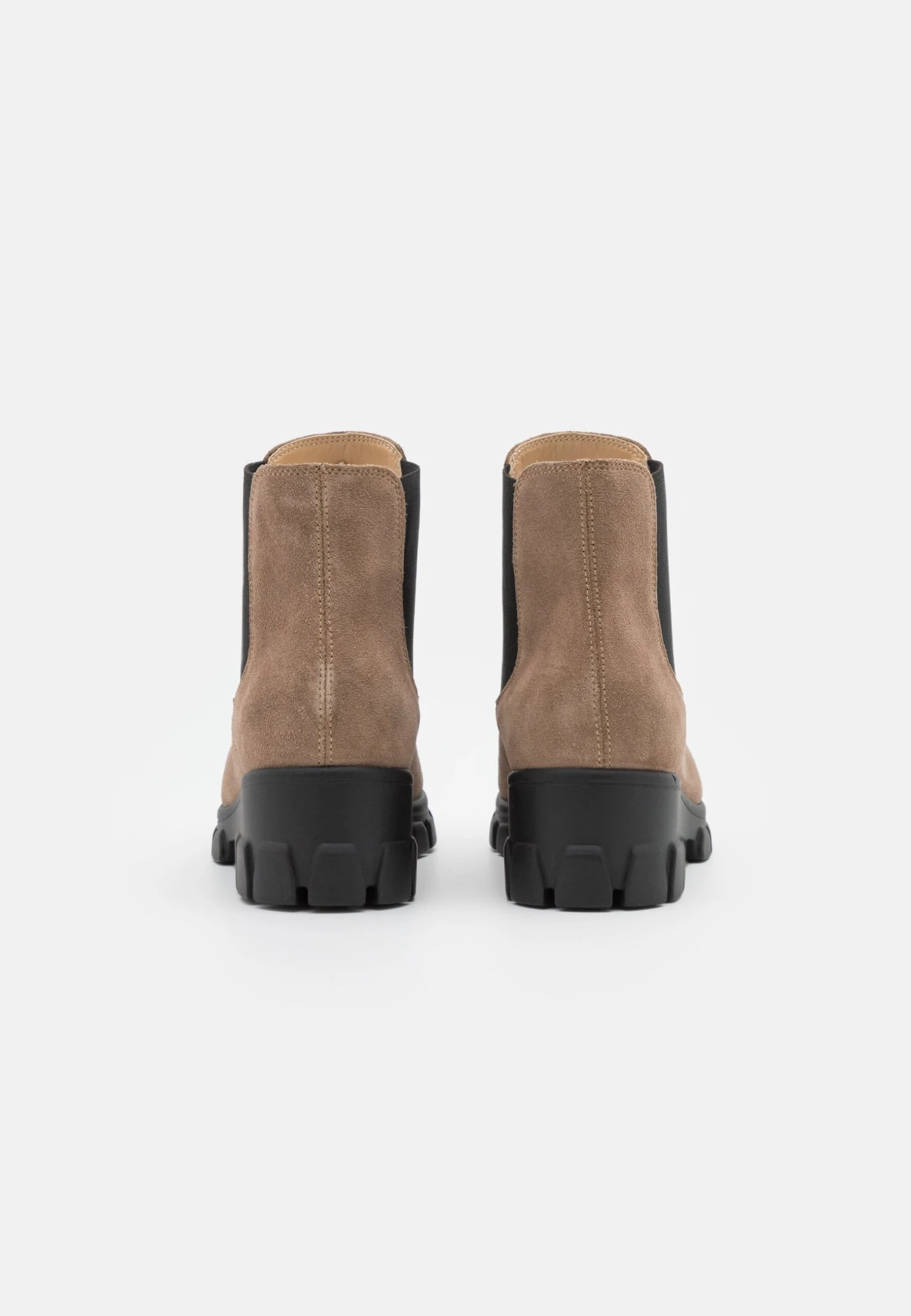 Leather - Bottines - Taupe 6 Leather - Bottines - Taupe – Image 4