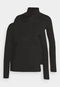 Anna Field 2 Pack - T-Shirt À Manches Longues - Black -Anna Field fe9aeae4e21742a08fbd3cd72174b0d8